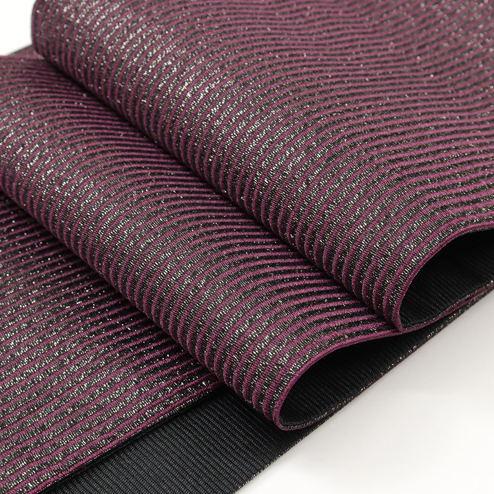 仕立て上がり小袋帯(ラメストライプ)