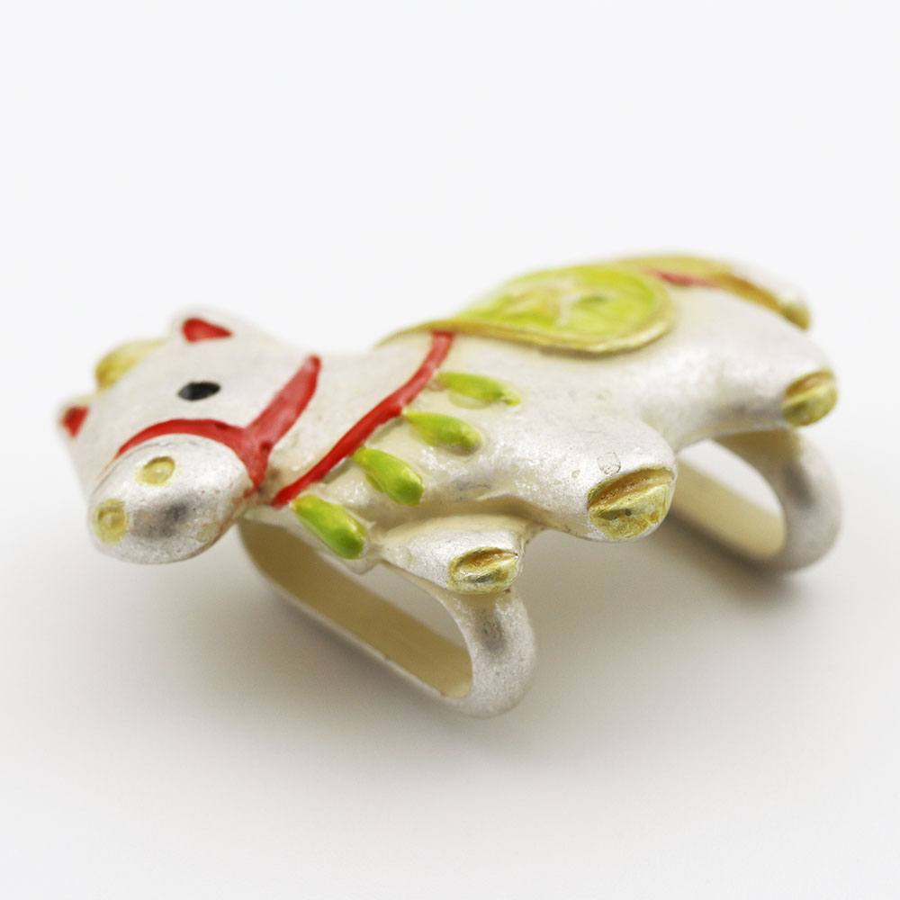 帯留(午張り子)【数-SUU-】