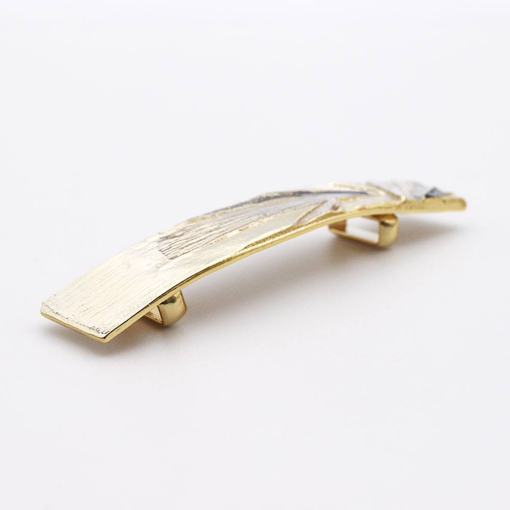 真鍮帯留(スクエア)