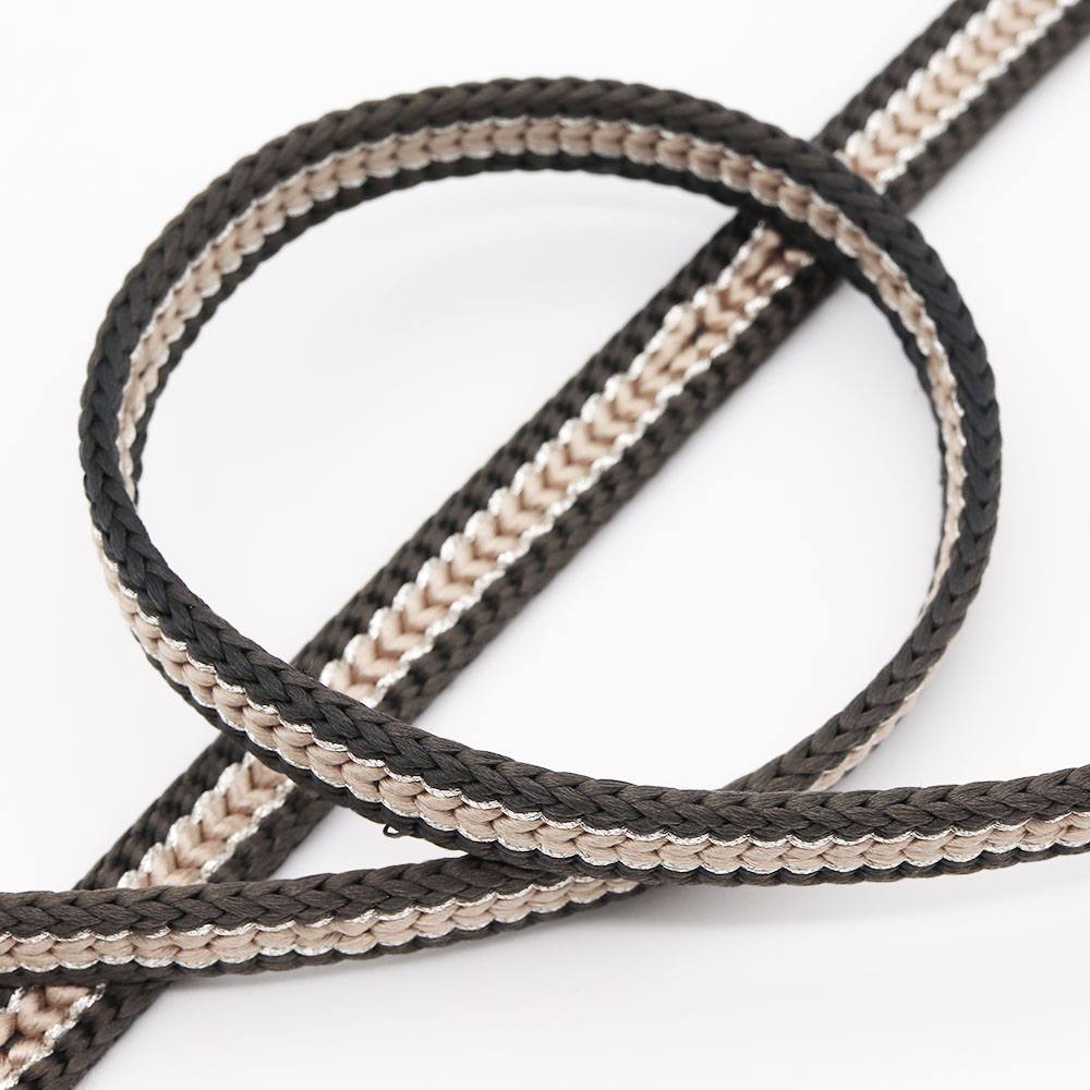 変わり平源氏組み撚り房帯締(小花)『花やわらぎ』