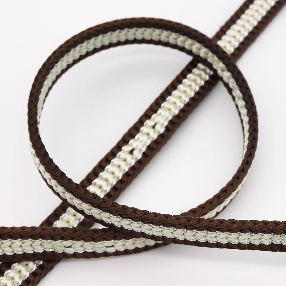 変わり平源氏組み撚り房帯締(小花)『花やわらぎ』