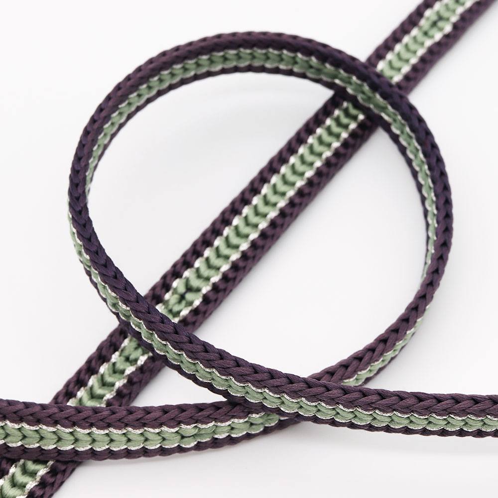 変わり平源氏組み撚り房帯締(小花)『花やわらぎ』