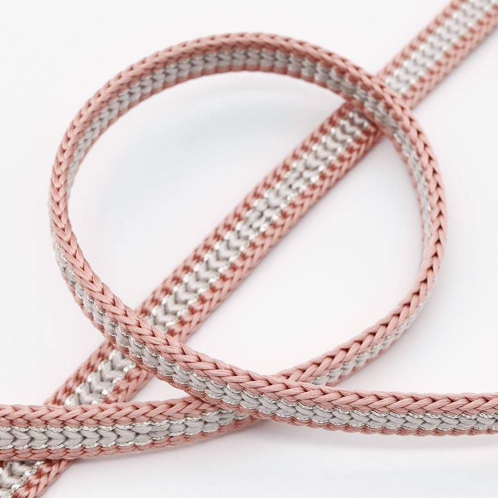 変わり平源氏組み撚り房帯締(小花)『花やわらぎ』