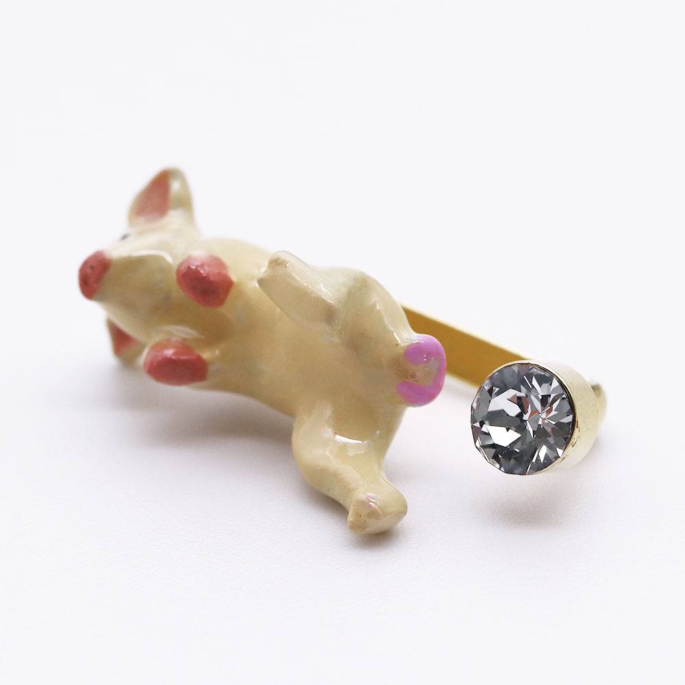 真鍮帯留(アニマル)