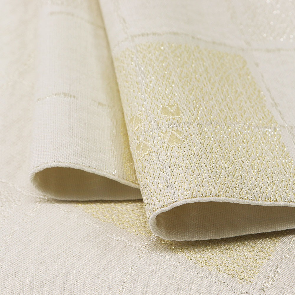 西陣袋帯(市松格子)【木原織物】