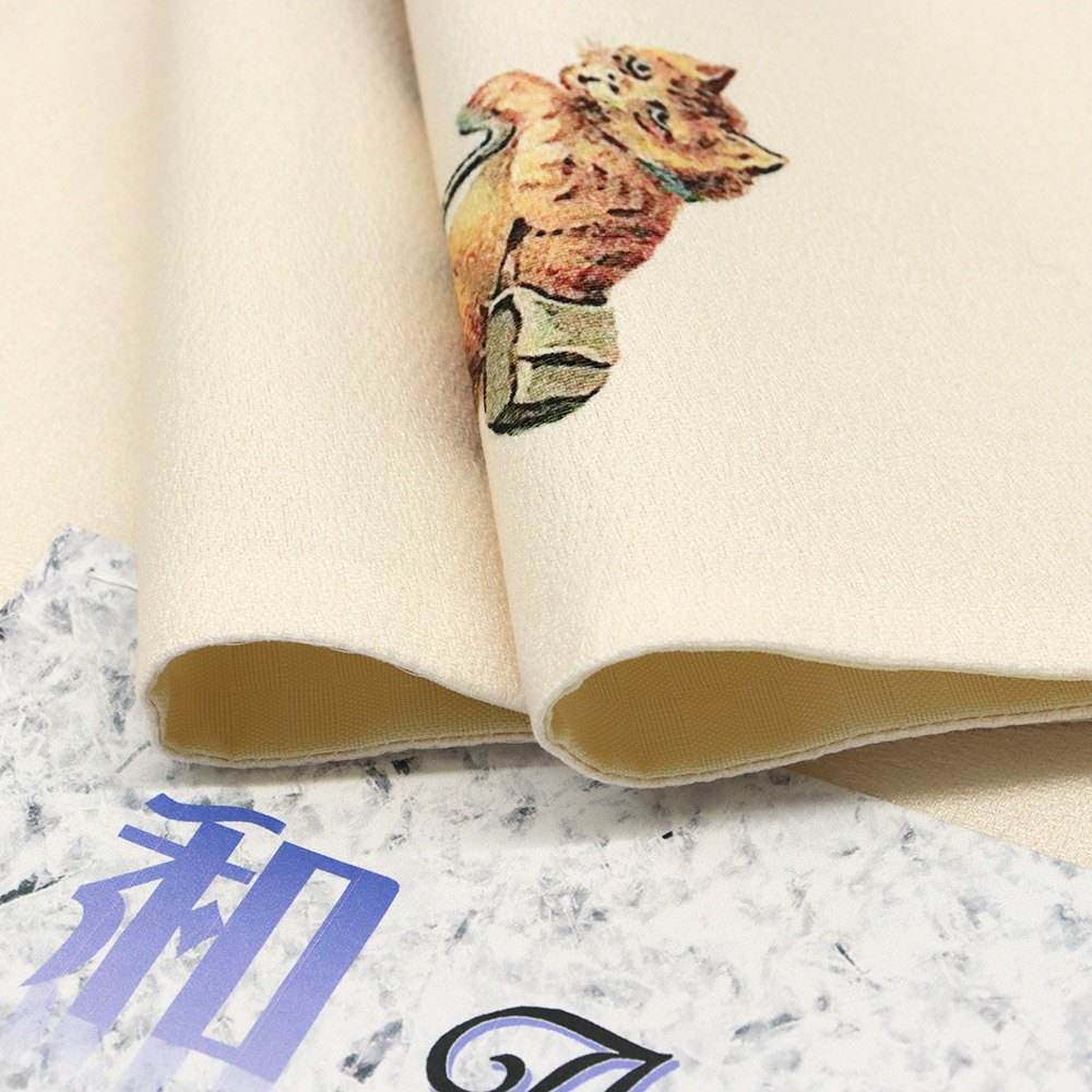 袋帯(犬と猫のツーリング)『和ART』