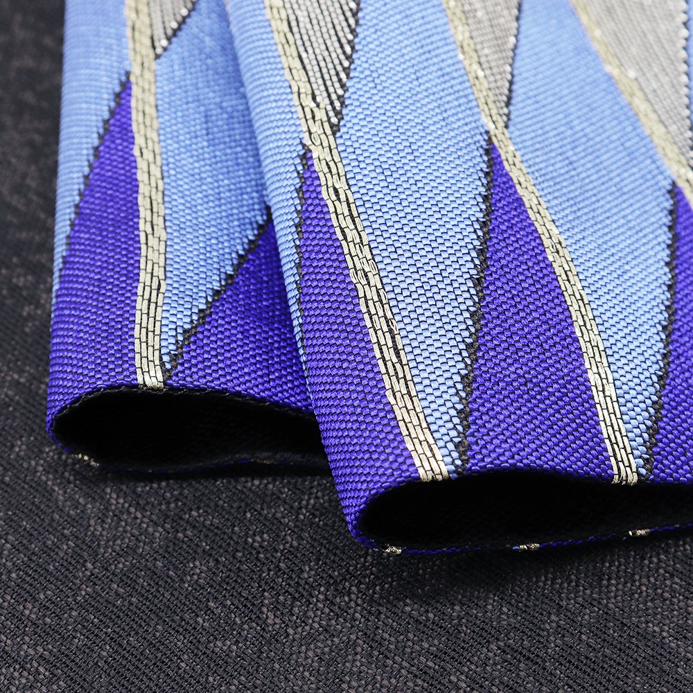 西陣袋帯(幾何学)【加納幸】