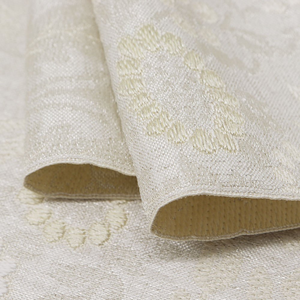 西陣九寸名古屋帯(花唐草)『粋華花裂取画譜』【小森織物】