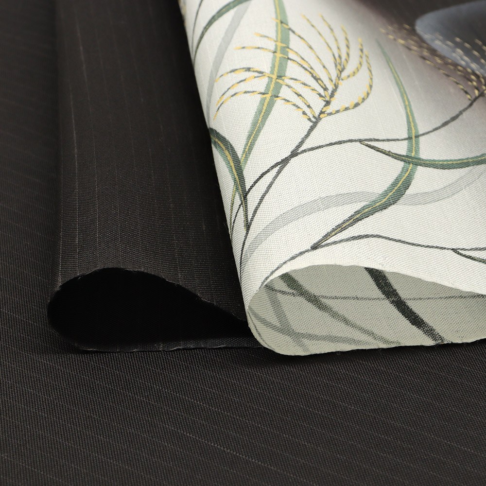 手描き染め夏九寸名古屋帯(月とススキ)