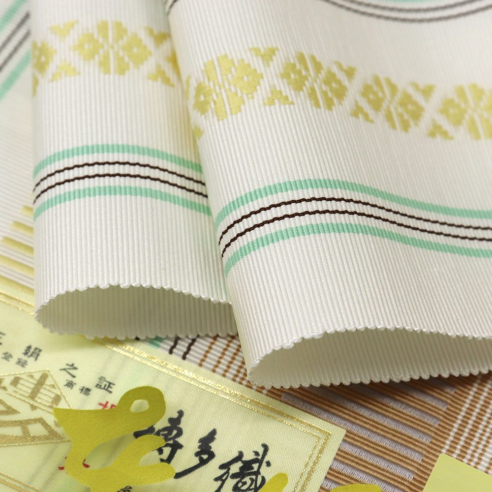 博多八寸名古屋帯(五献上)【井上絹織】