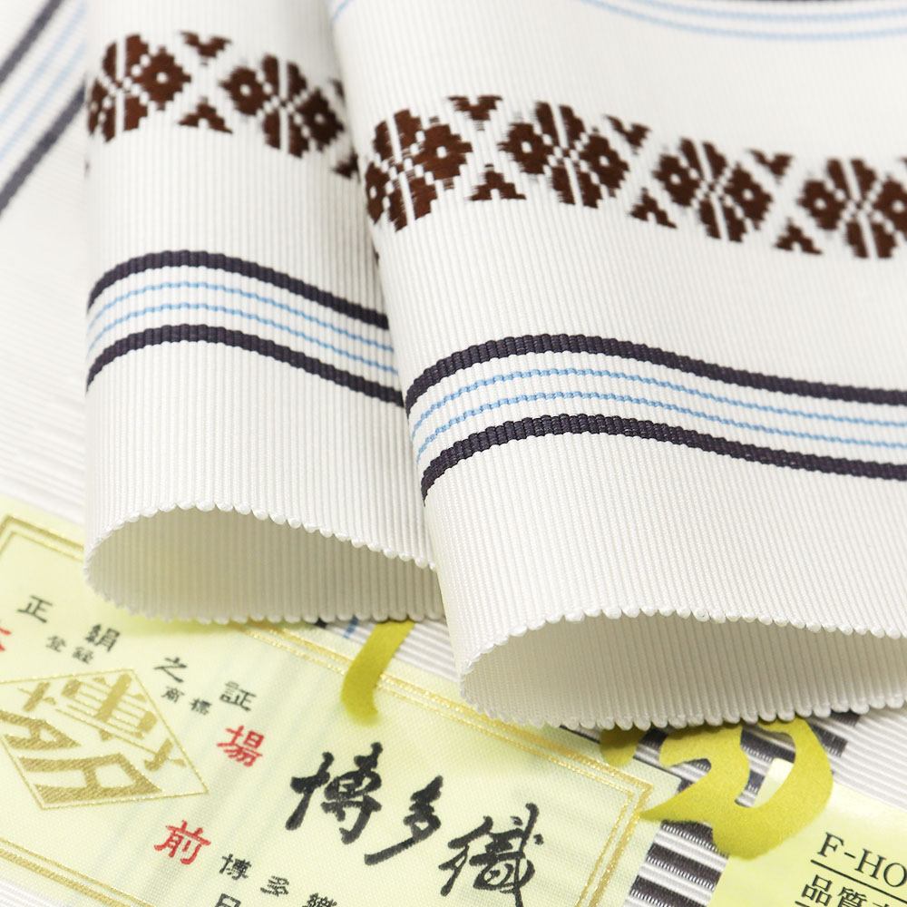 博多八寸名古屋帯(五献上)【井上絹織】