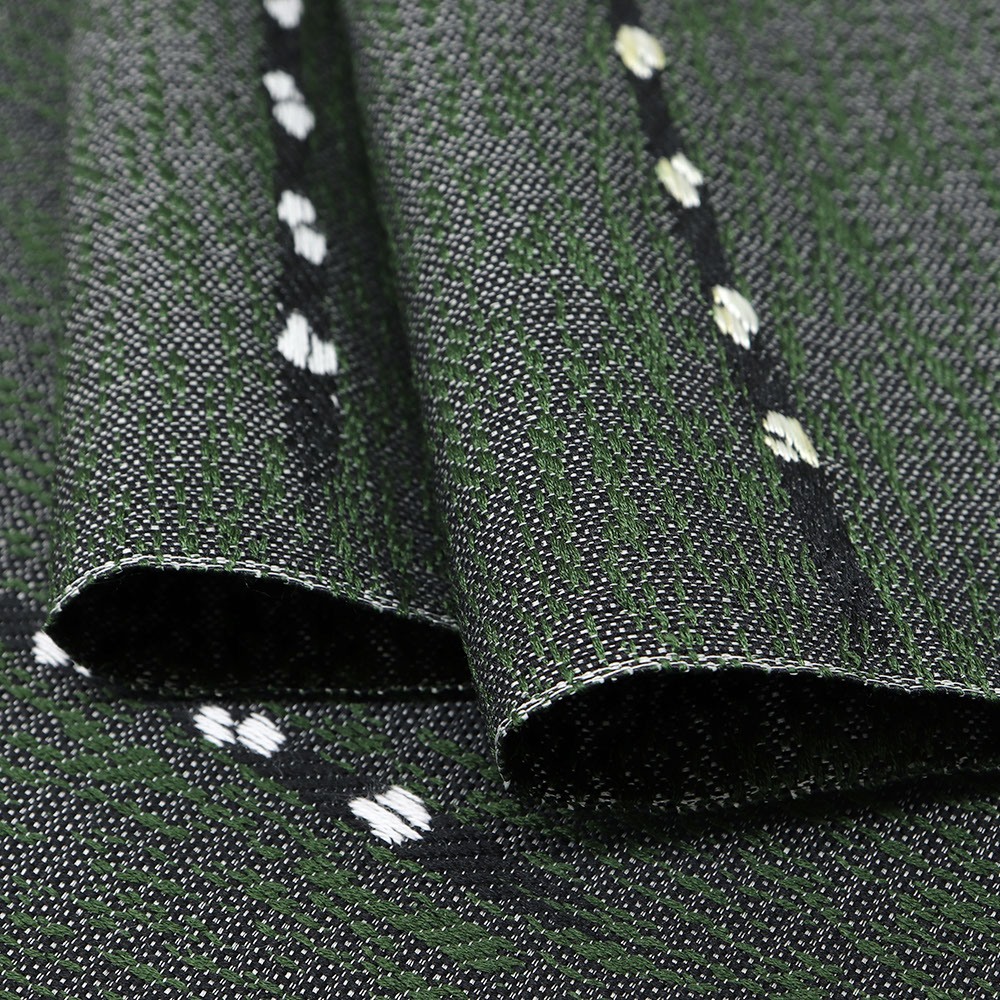 西陣九寸名古屋帯(横段丸紋)【酒井守】