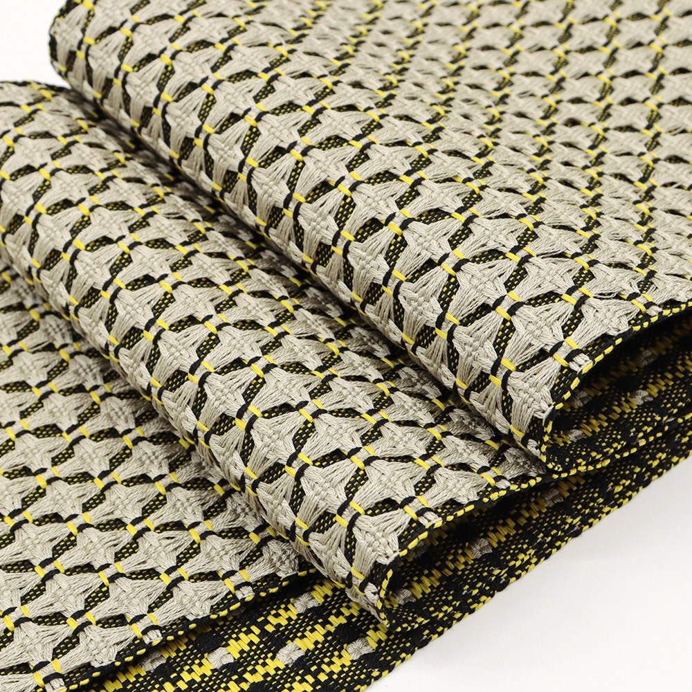 米沢四寸帯『十字星』【近賢織物】