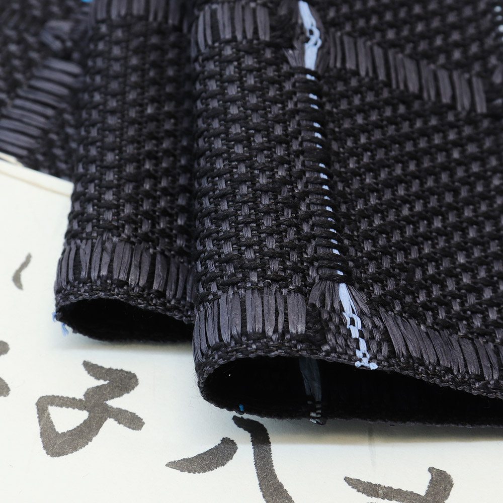 米沢八寸名古屋帯 墨黒 格子 近賢織物 帯 着物 きもの 通販サイト いち利モール