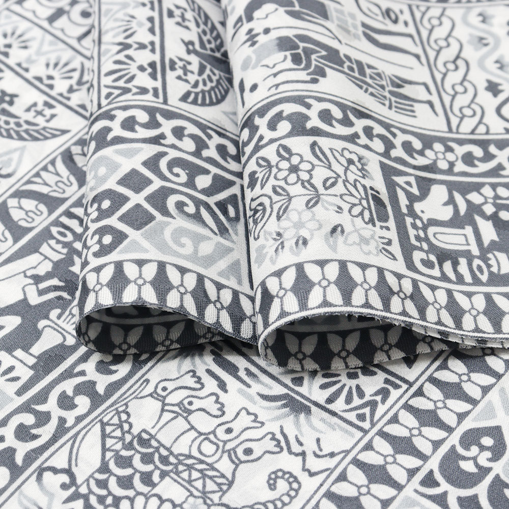 正絹長襦袢(エジプト文様)