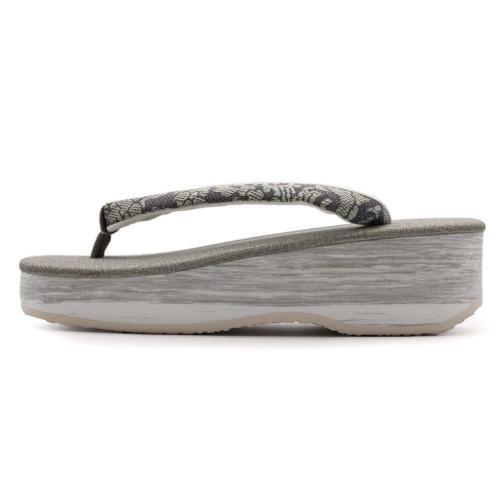 博多織カフェ草履(花唐草)【カレンブロッソ】