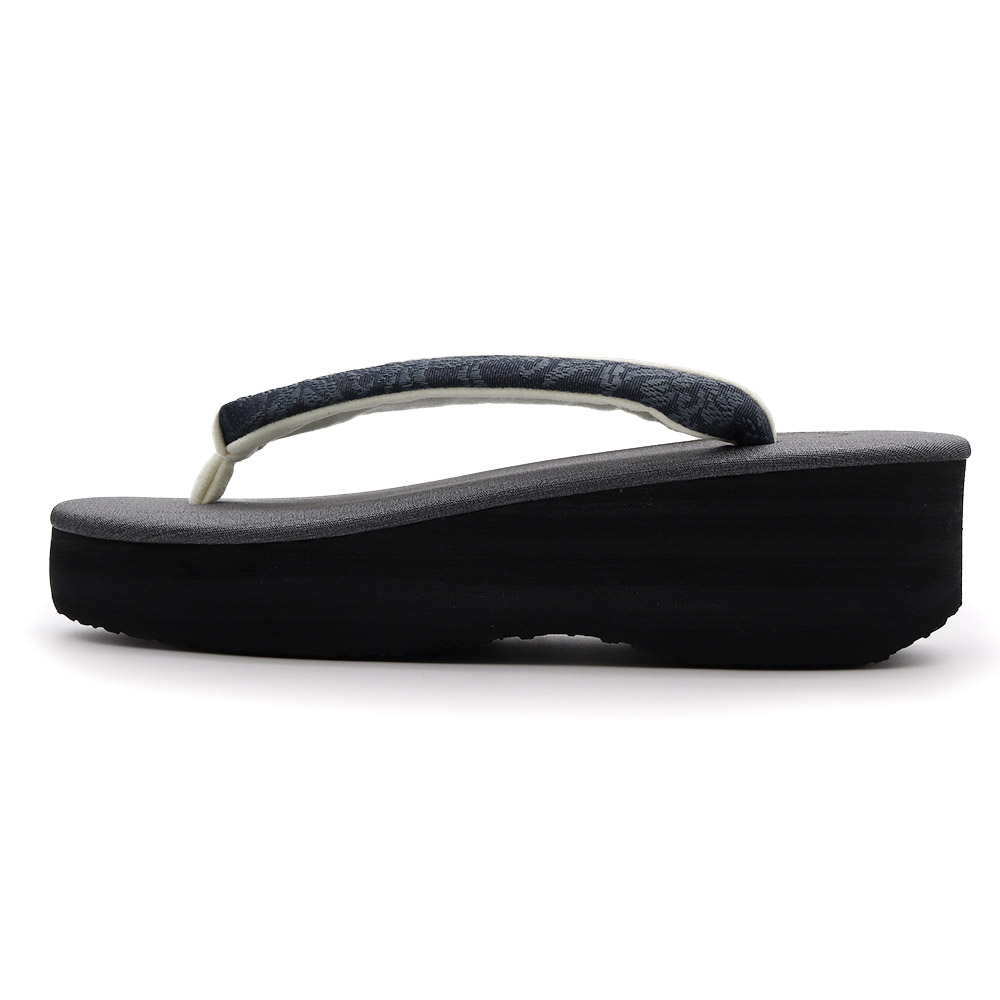 博多織カフェ草履(花唐草)【カレンブロッソ】