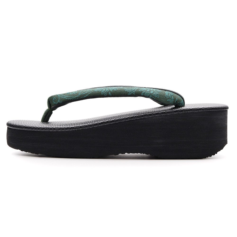 博多織カフェ草履(花唐草)【カレンブロッソ】