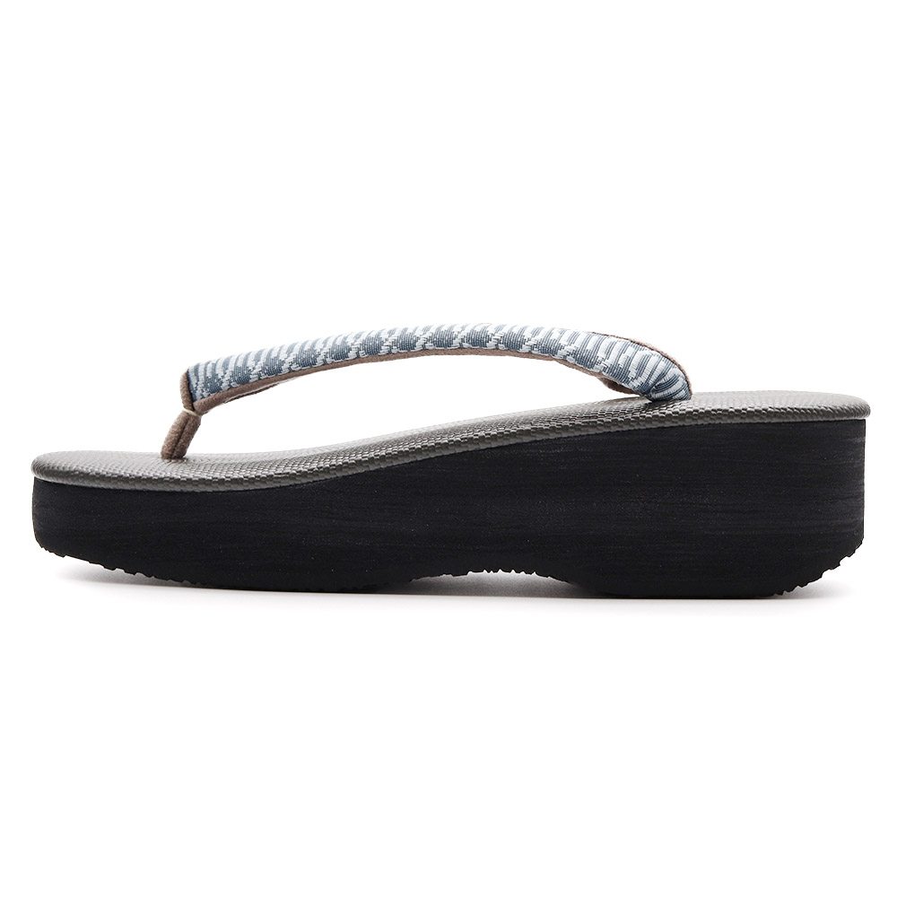 博多織カフェ草履(輪繋ぎ)【カレンブロッソ】