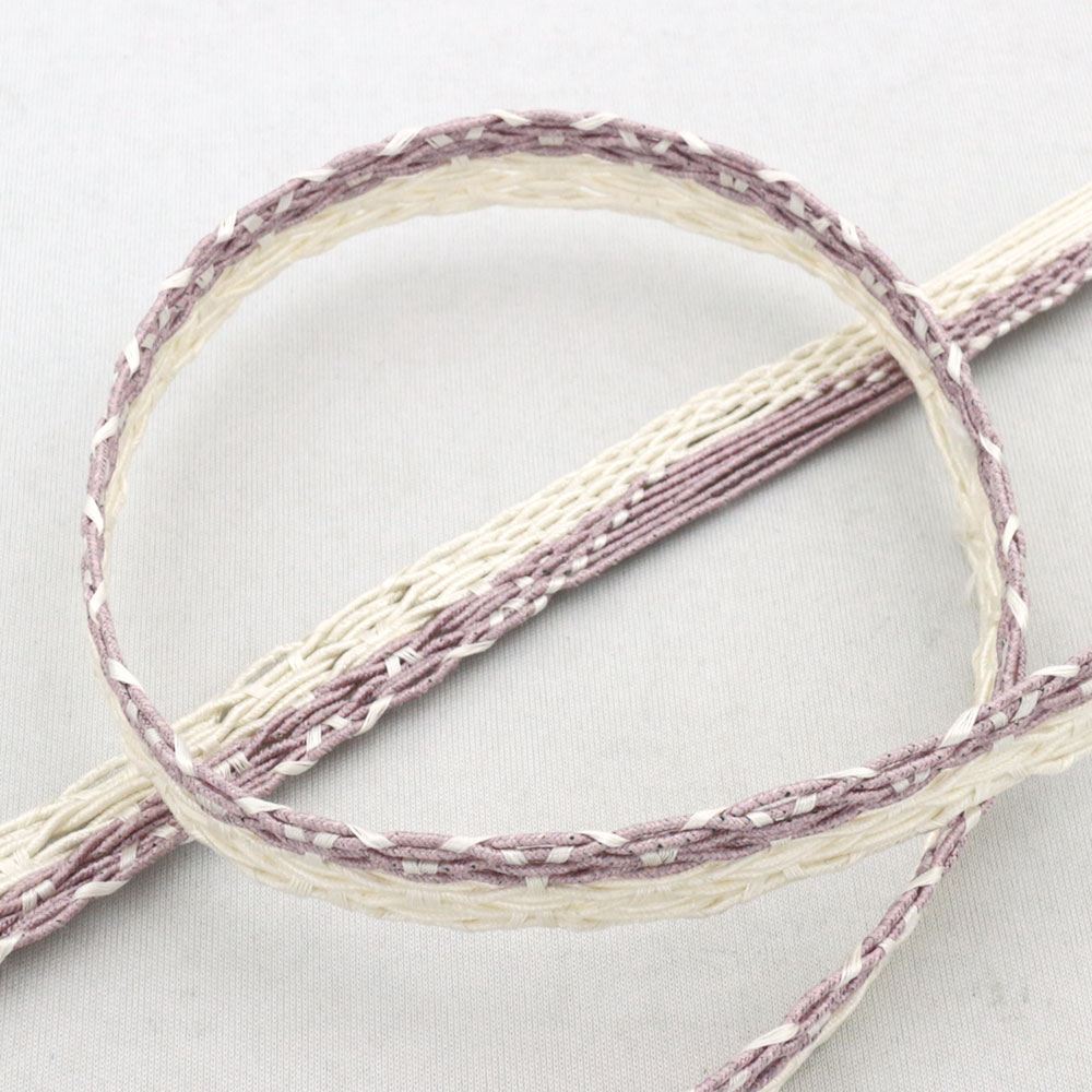 レース組み帯締(ツートーン)