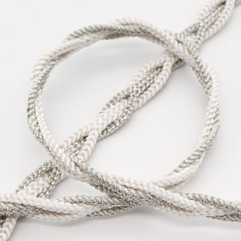 綾竹鎧組み夏帯締【渡敬】