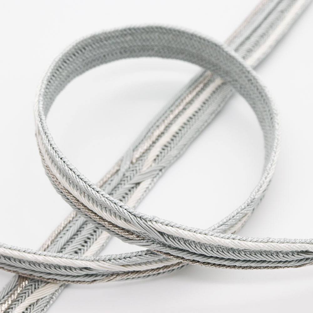 伊賀くみひも夏帯締(銀通し立涌)【ITOGO】