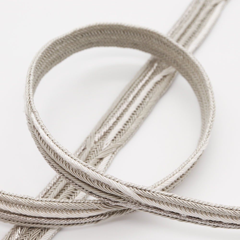 伊賀くみひも夏帯締(銀通し立涌)【ITOGO】