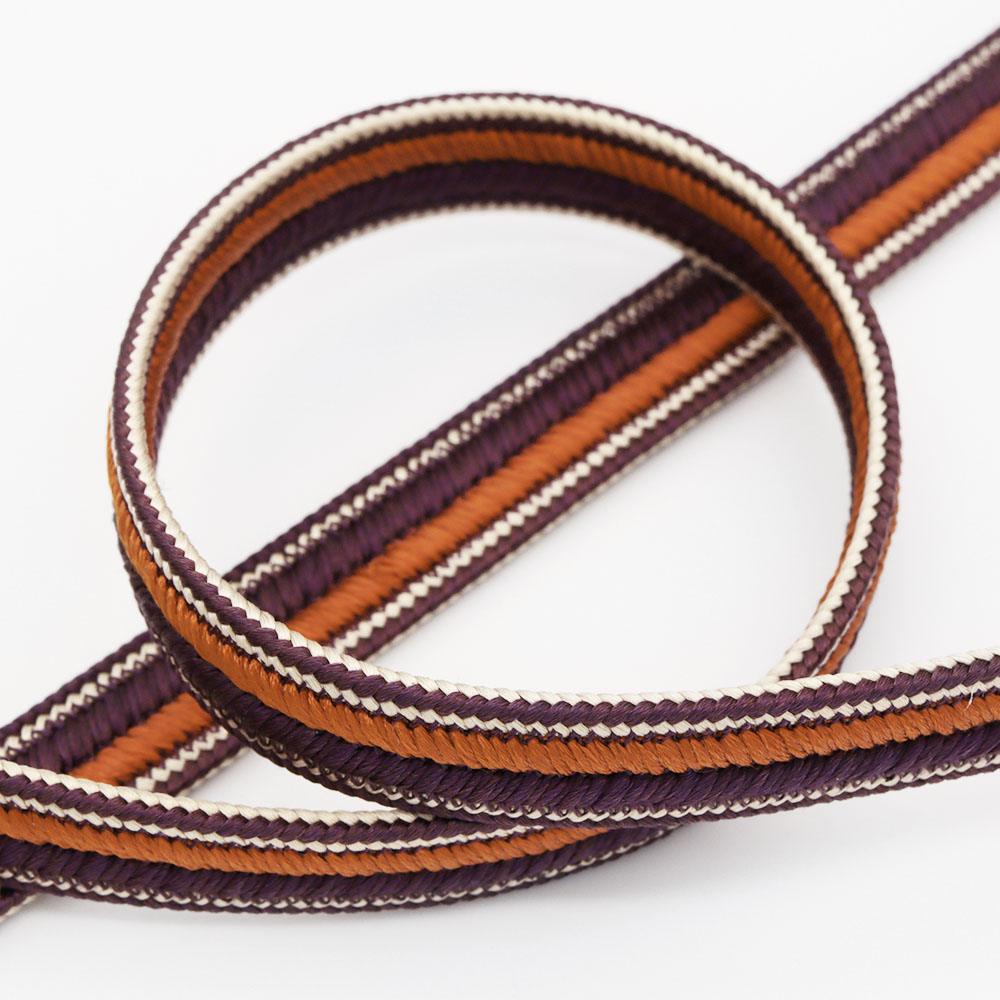 耳付き大和組み帯締(立別二色)『江戸組紐』【五嶋紐】