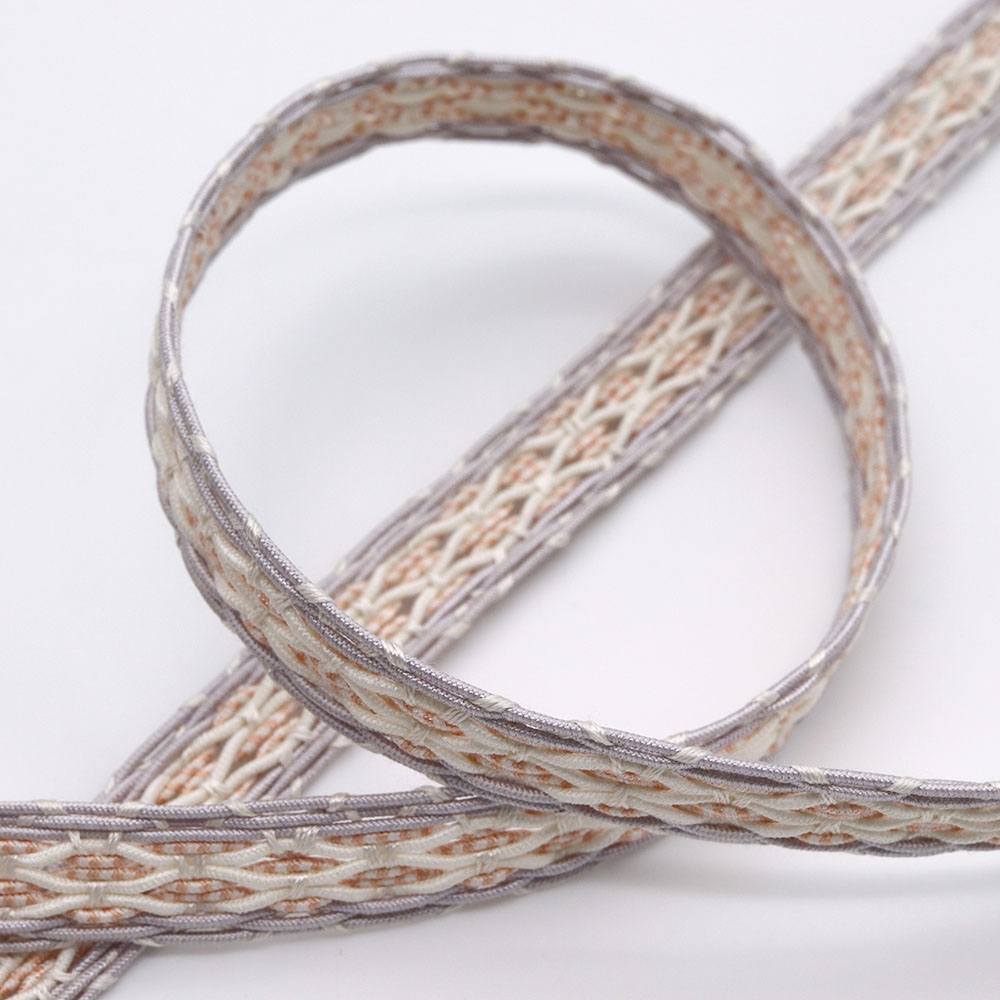 レース組み帯締(耳付き環絡げ)