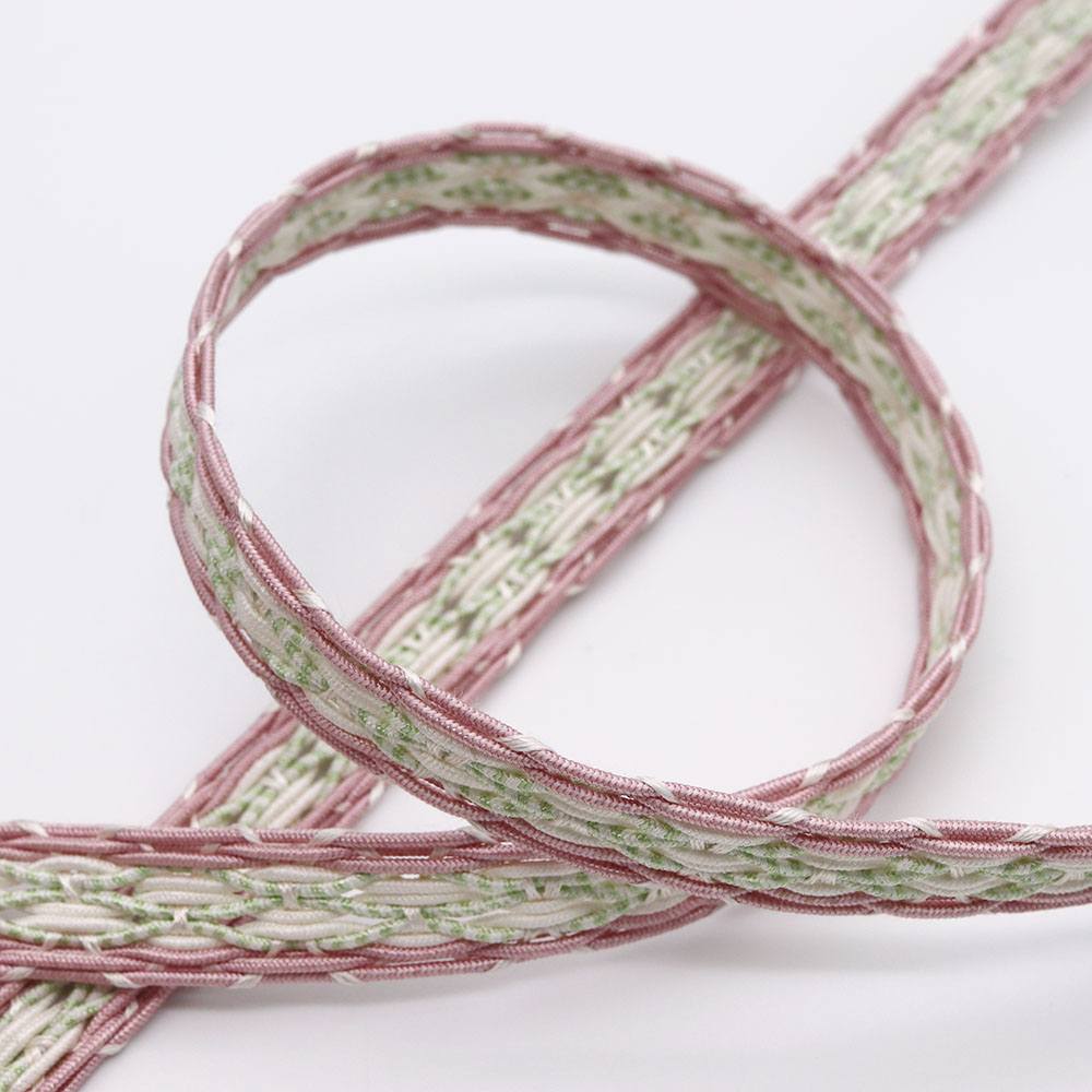 レース組み帯締(耳付き環絡げ)