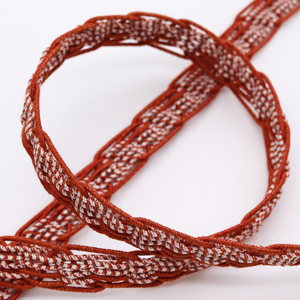 レース組み帯締(縞)