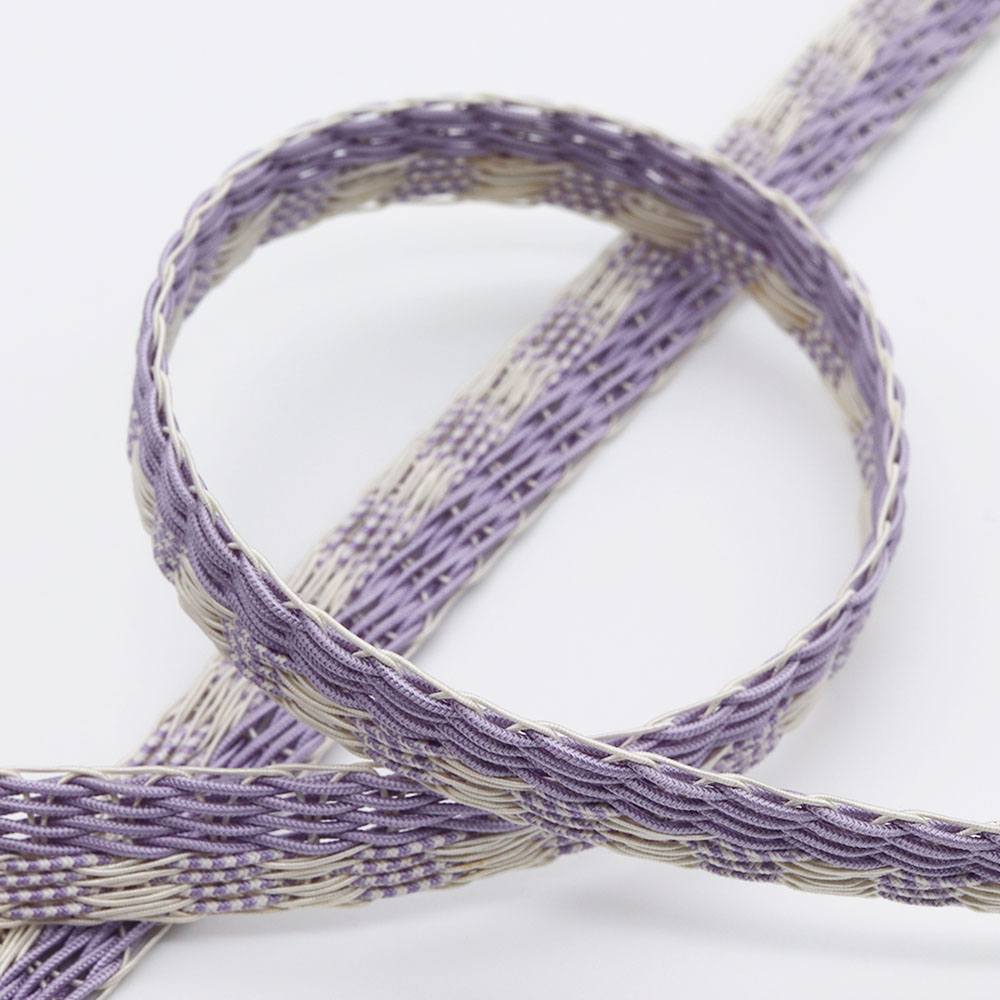 レース組み帯締(片市松)