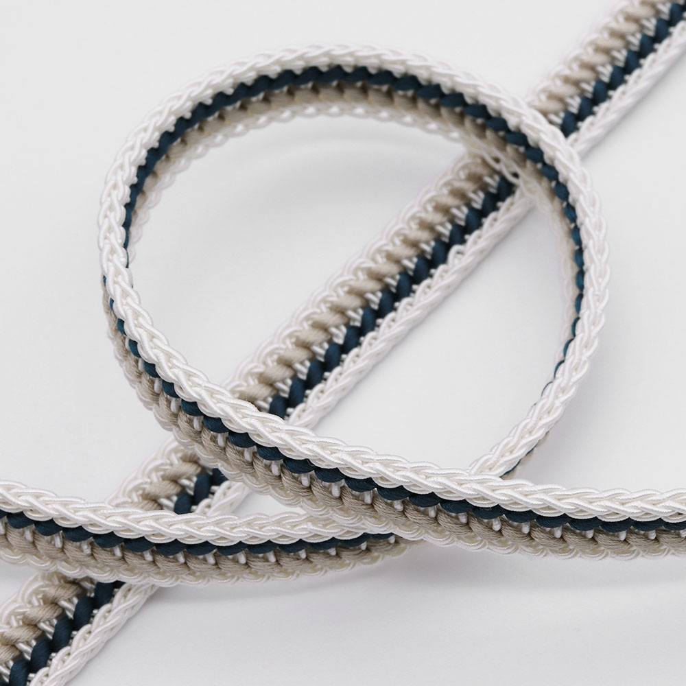 平源氏組み夏帯締(立別二色)【加藤萬】