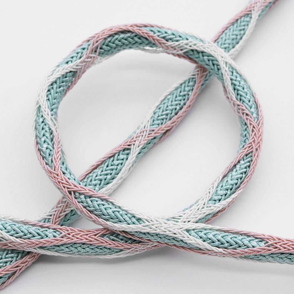 丸唐組み夏帯締(籠目)【加藤萬】