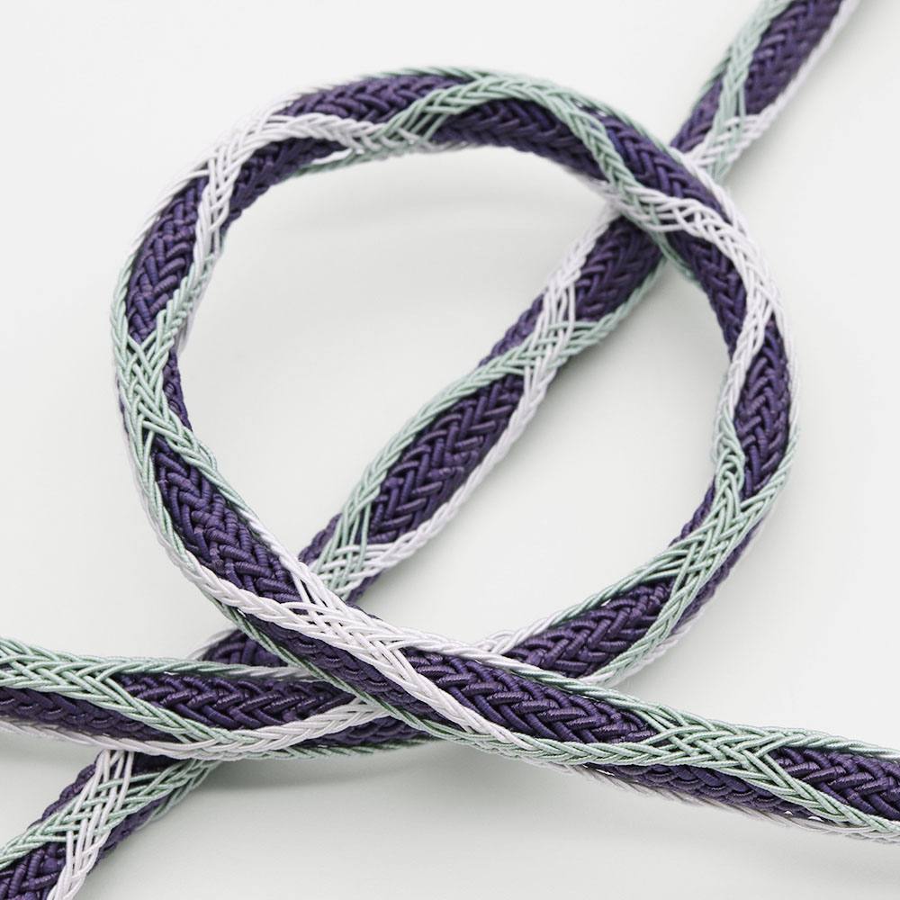 丸唐組み夏帯締(籠目)【加藤萬】