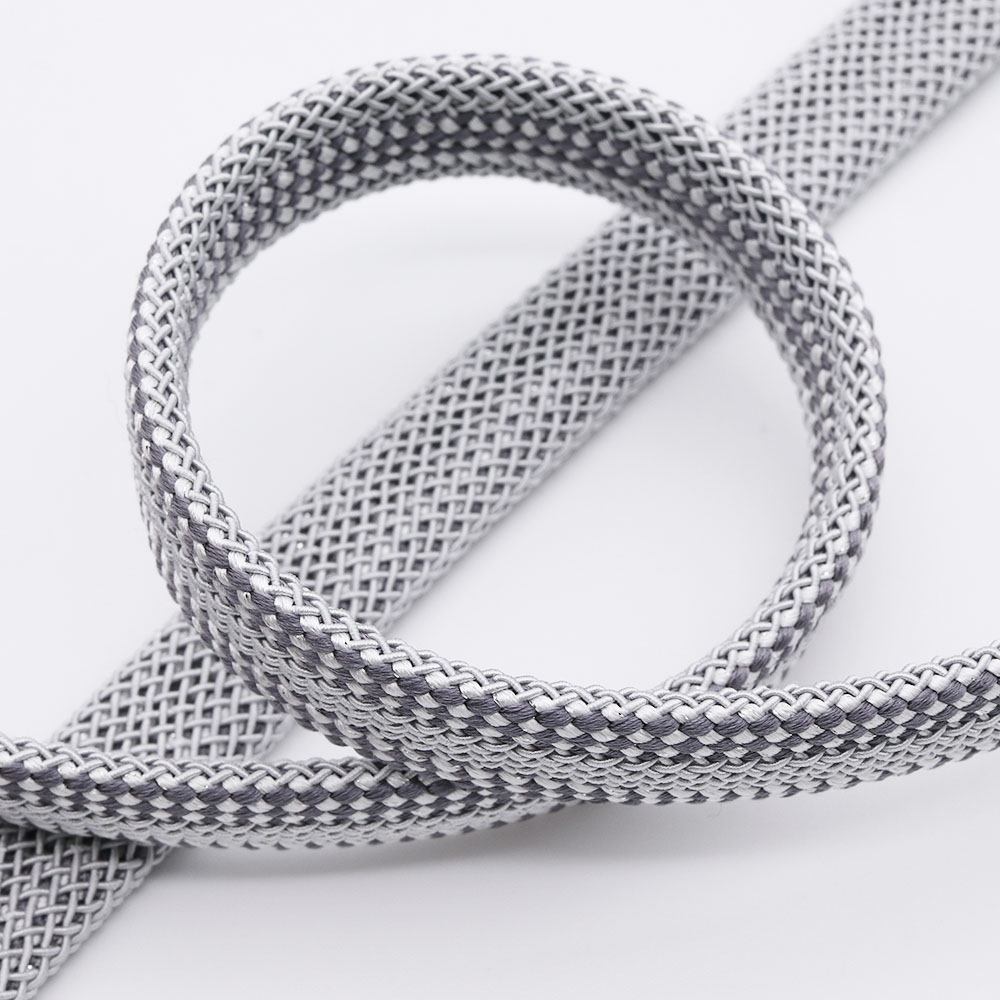 昼夜平唐組み撚り房夏帯締(片胴ライン)【加藤萬】