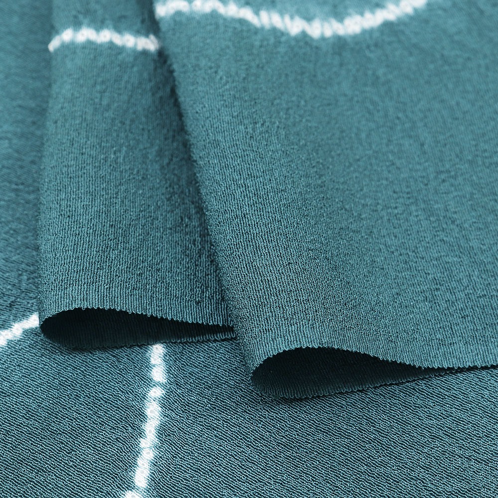 輪出し絞り帯揚(よろけ)【加藤萬】