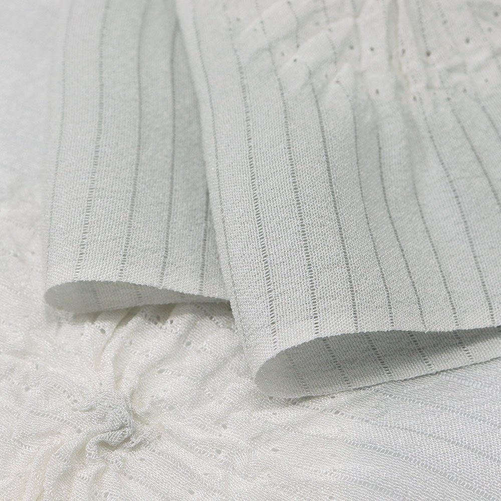 輪出し絞り絽帯揚(小花)【加藤萬】