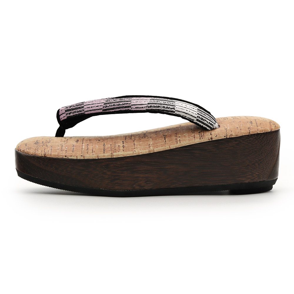 下駄草履(縞)【衿秀】