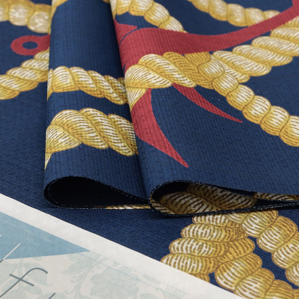 洗える着物(錨)『natsufuku』【東レセオα】