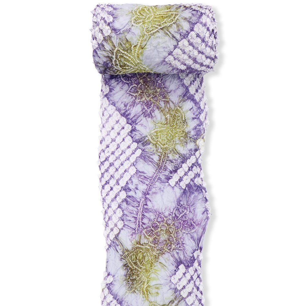 有松鳴海絞り浴衣(花と蝶)