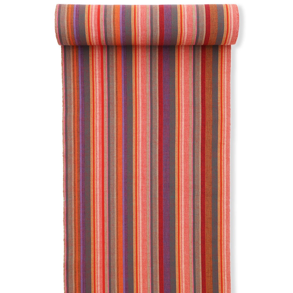 久留米絣(矢鱈縞)『縞百選』【坂田織物】