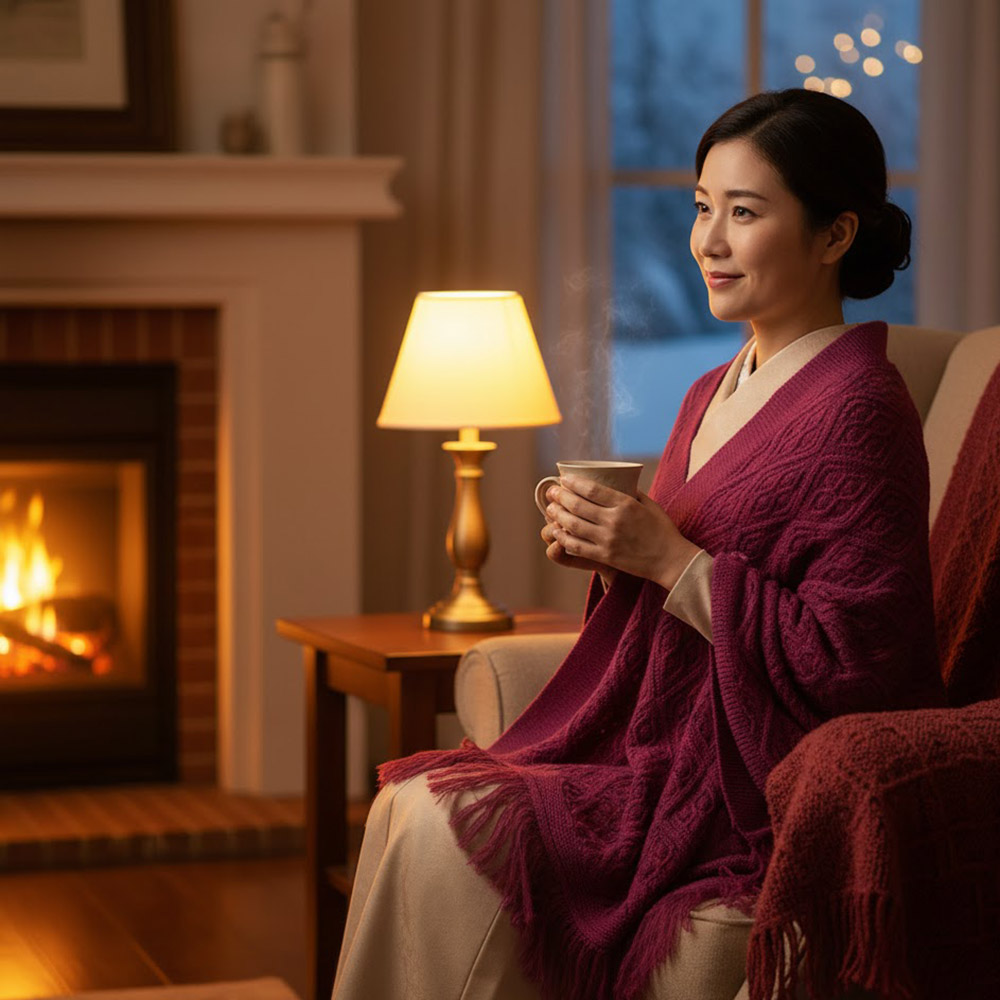 大人のクロッシェストール【たかはしきもの工房】