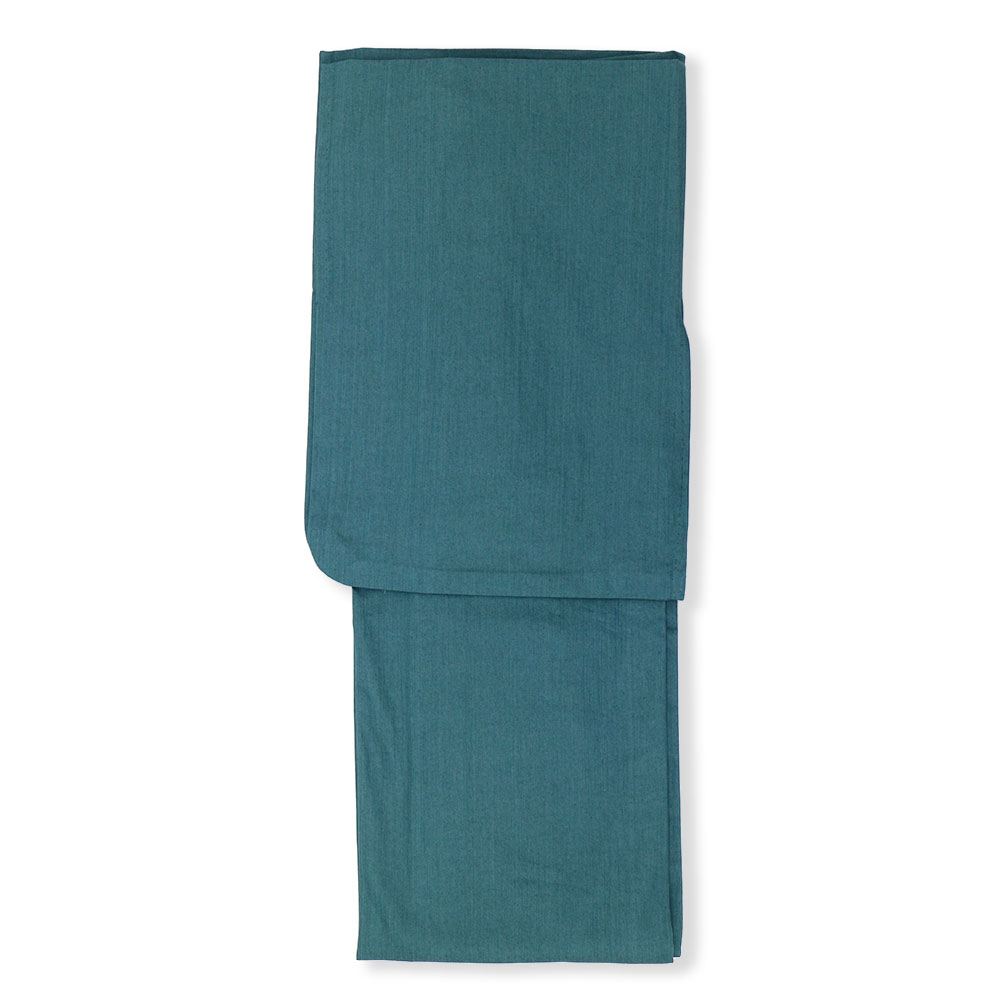 洗えるプレタ着物：青緑『カラーデニム』