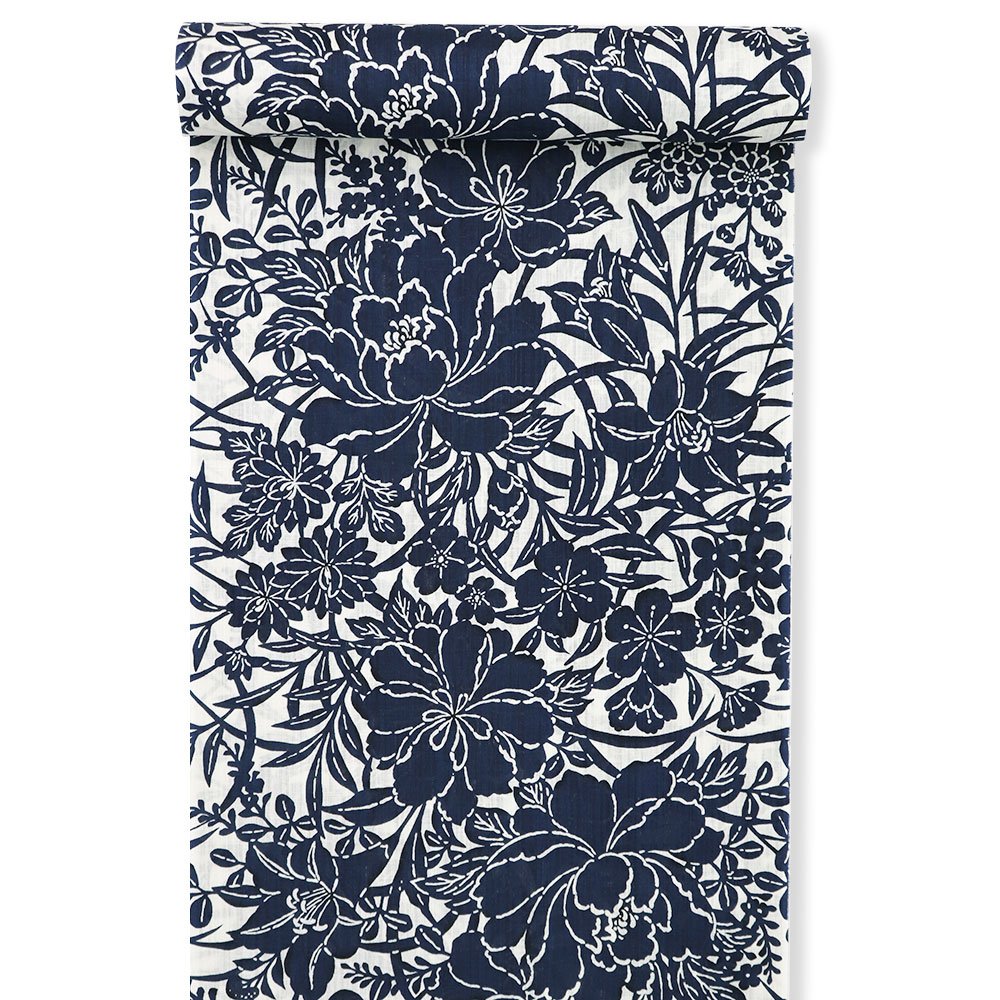 浴衣（和花）：紺