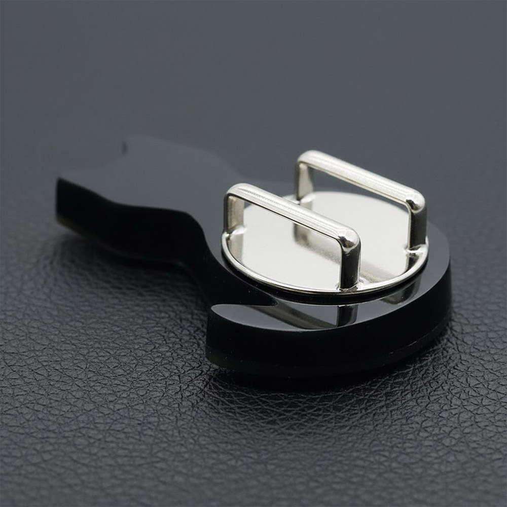 貝帯留(ネコ)【リオン工芸】