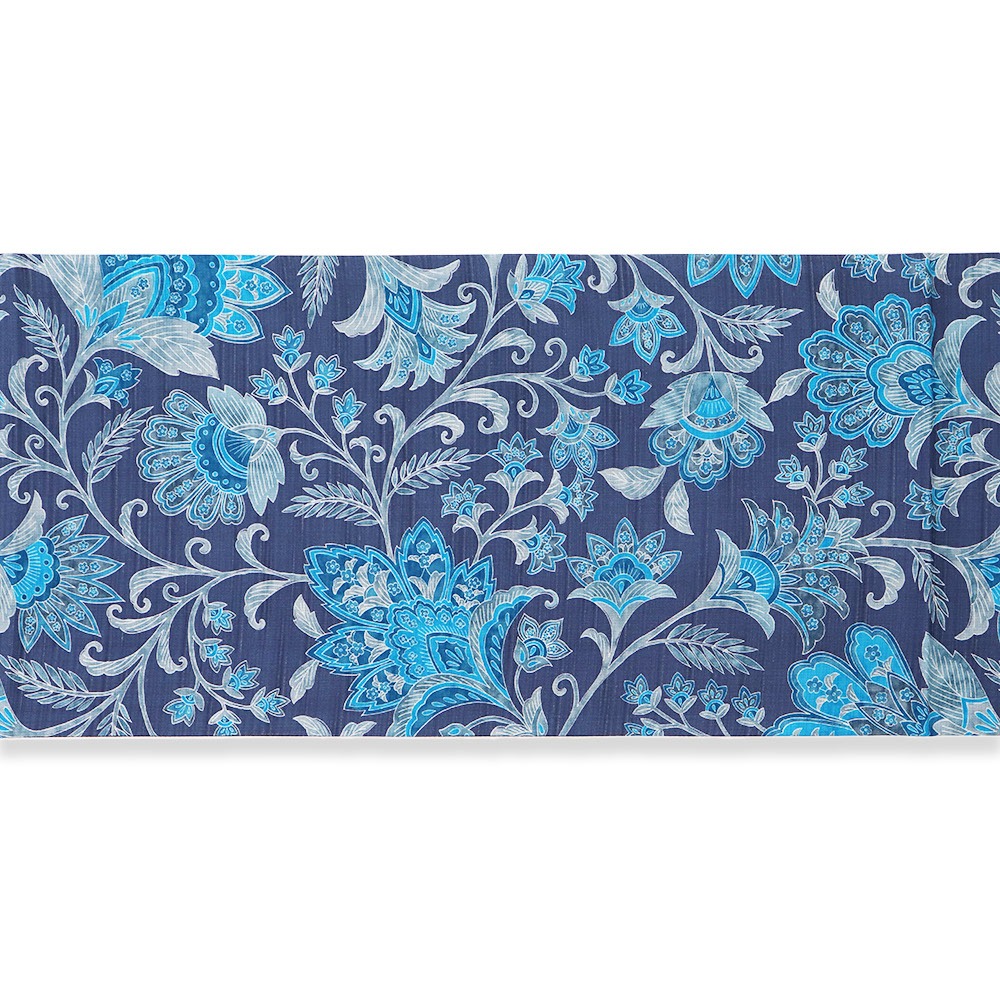 大島紬袋帯(アタカス地/唐花)【大迫織物】