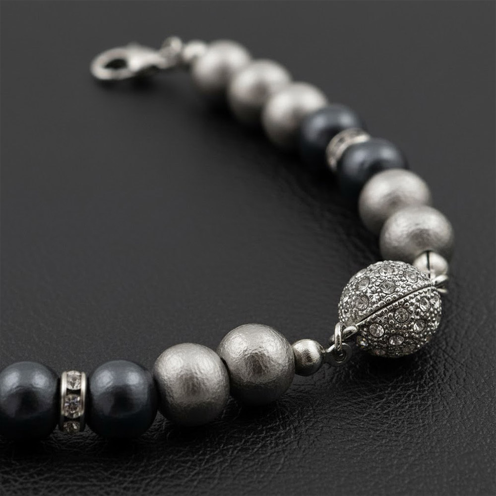 マグネット式コットンパール羽織紐【いち利モールオリジナル】