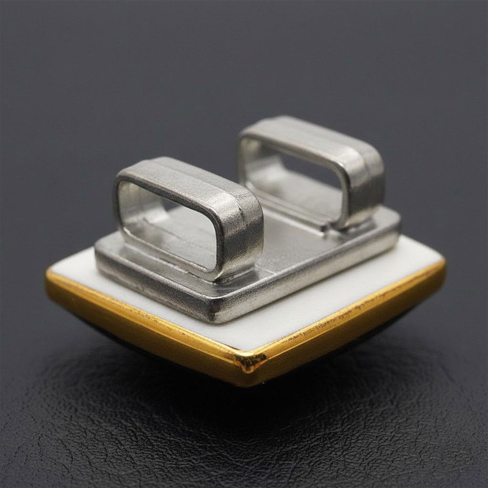 美濃焼帯留(トラぺジウム)【七窯社】