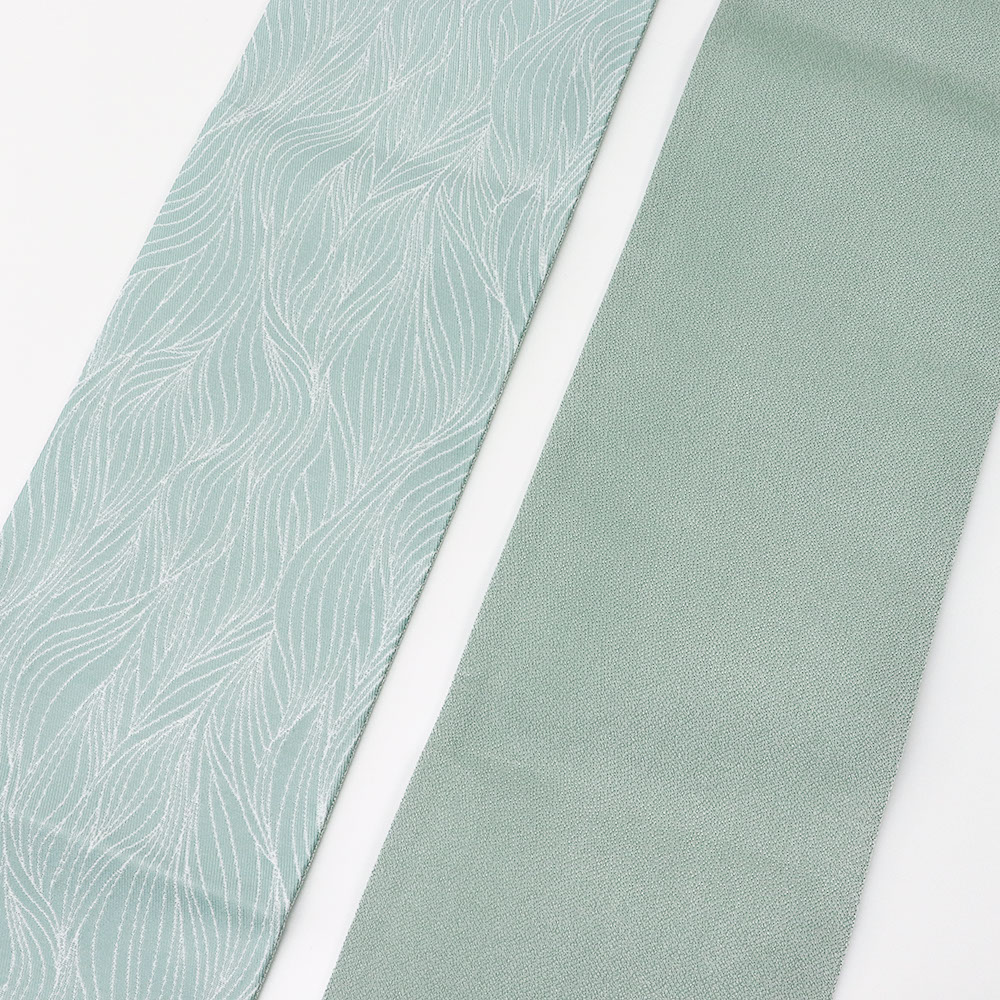 仕立て上がり細帯(リーフ)【撫松庵】